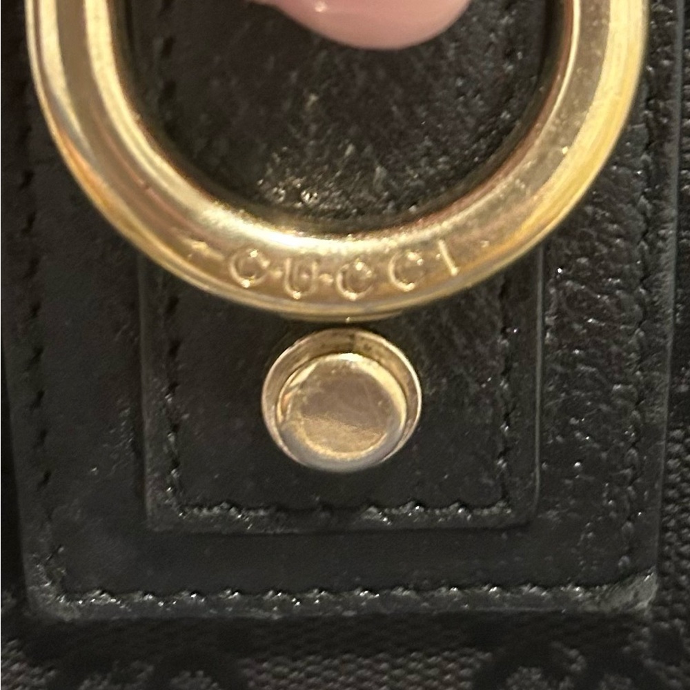Gucci Monogram Small Abbey‎ Tote Bag, Black - Picture 10 of 10